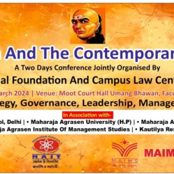 A Two-Day Conference on Kautilya And The Contemporary World (КСW-2024) (21 March 2024)