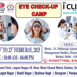 EYE CHECK-UP CAMP (ICLINIX Advanced Eye Care) 20-23 Feb 2025